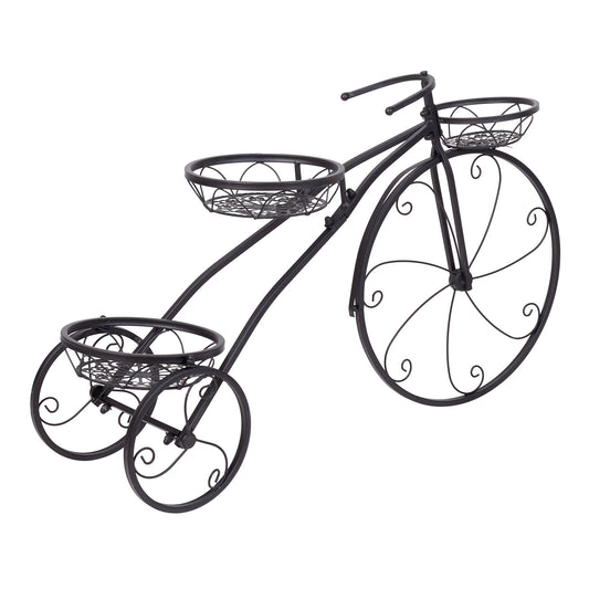 Wisfor 3 Tier Bicycle Shaped Metal Plant Stand Pot Holder